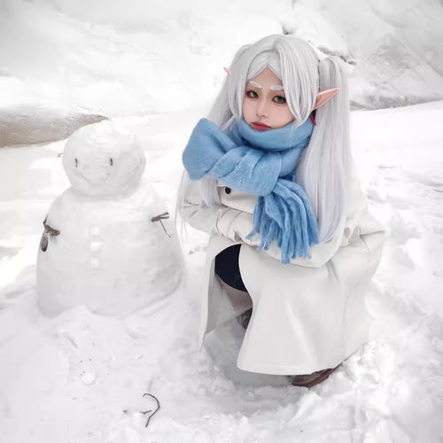 葬送的芙莉莲cos服芙莉莲cosplay服装女全套冬装毛呢大衣动漫套装