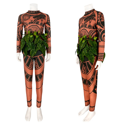 海洋奇缘cos服毛伊莫阿娜cosplay毛伊万圣节动漫表演服成人套装