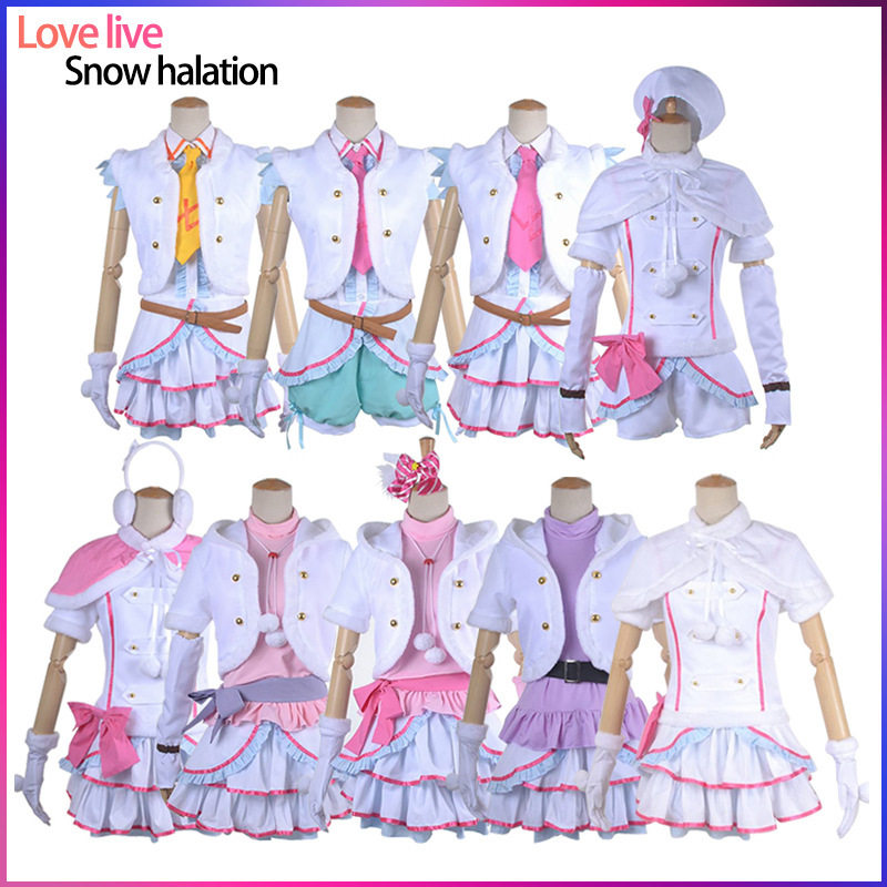 LoveliveSnowhalation打歌服绚濑绘里小泉花阳cosplay动漫服装