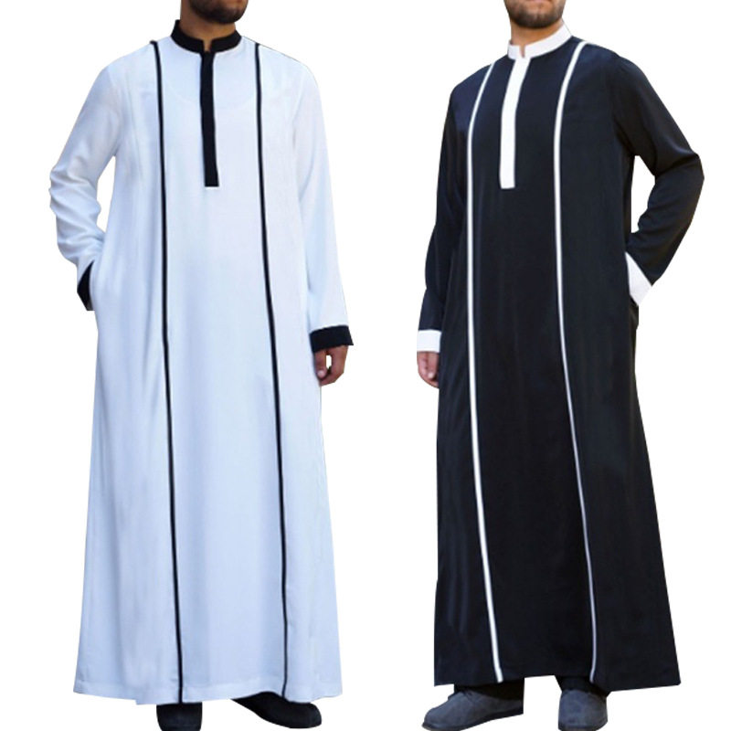 记忆动漫穆斯林服装万圣节长袖c服kaftan伊斯兰jubba服装长袍