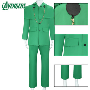 复仇者联盟5cos服漫威电影真人绿色套装毁灭博士cos万圣节服装