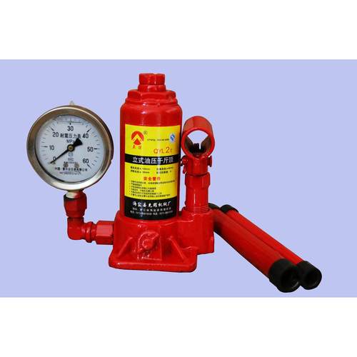 供应2吨带压力表千斤顶 设计新颖 使用方便 2T带表千斤顶