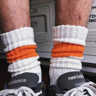 TREETALLIFE大码舒适撞色毛巾底