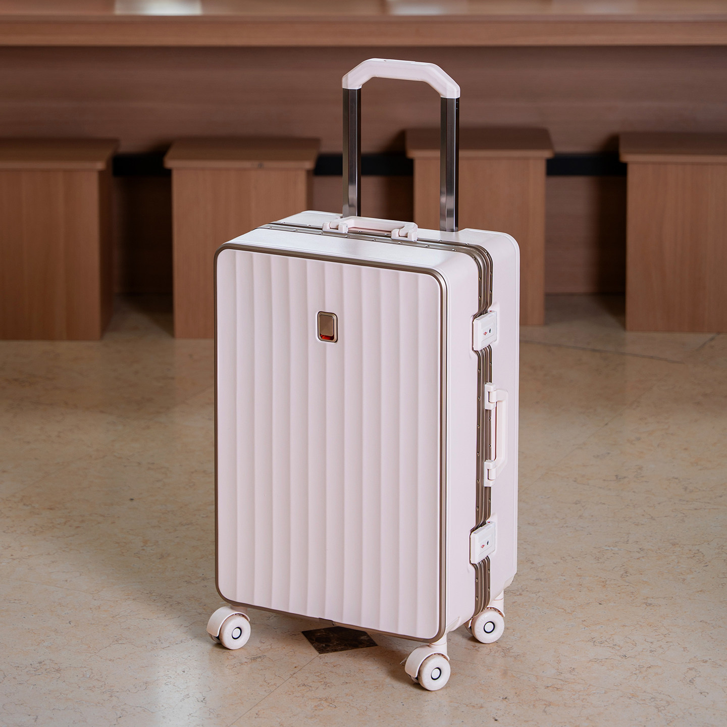 漫旅仕行李箱女粉色2026新款拉杆箱结实耐用20寸登机箱男旅行皮箱