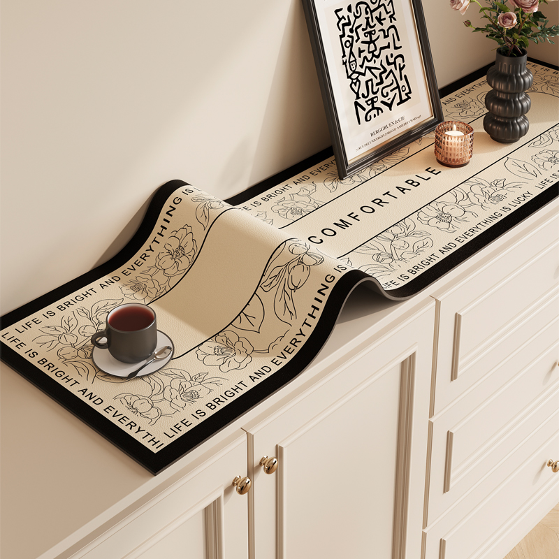 餐边柜保护垫轻奢鞋柜台面防脏垫