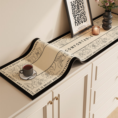 餐边柜保护垫轻奢鞋柜台面防脏垫