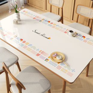 2026新款餐桌垫pvc软玻璃桌面垫防水防油免洗桌子保护垫茶几桌布