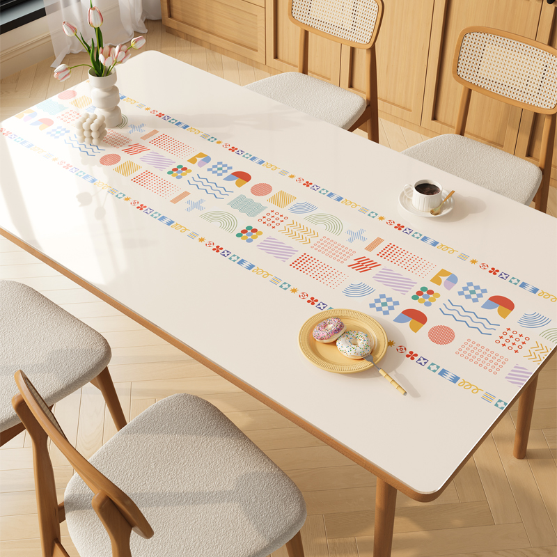 pvc软玻璃防水防油隔热透明桌布