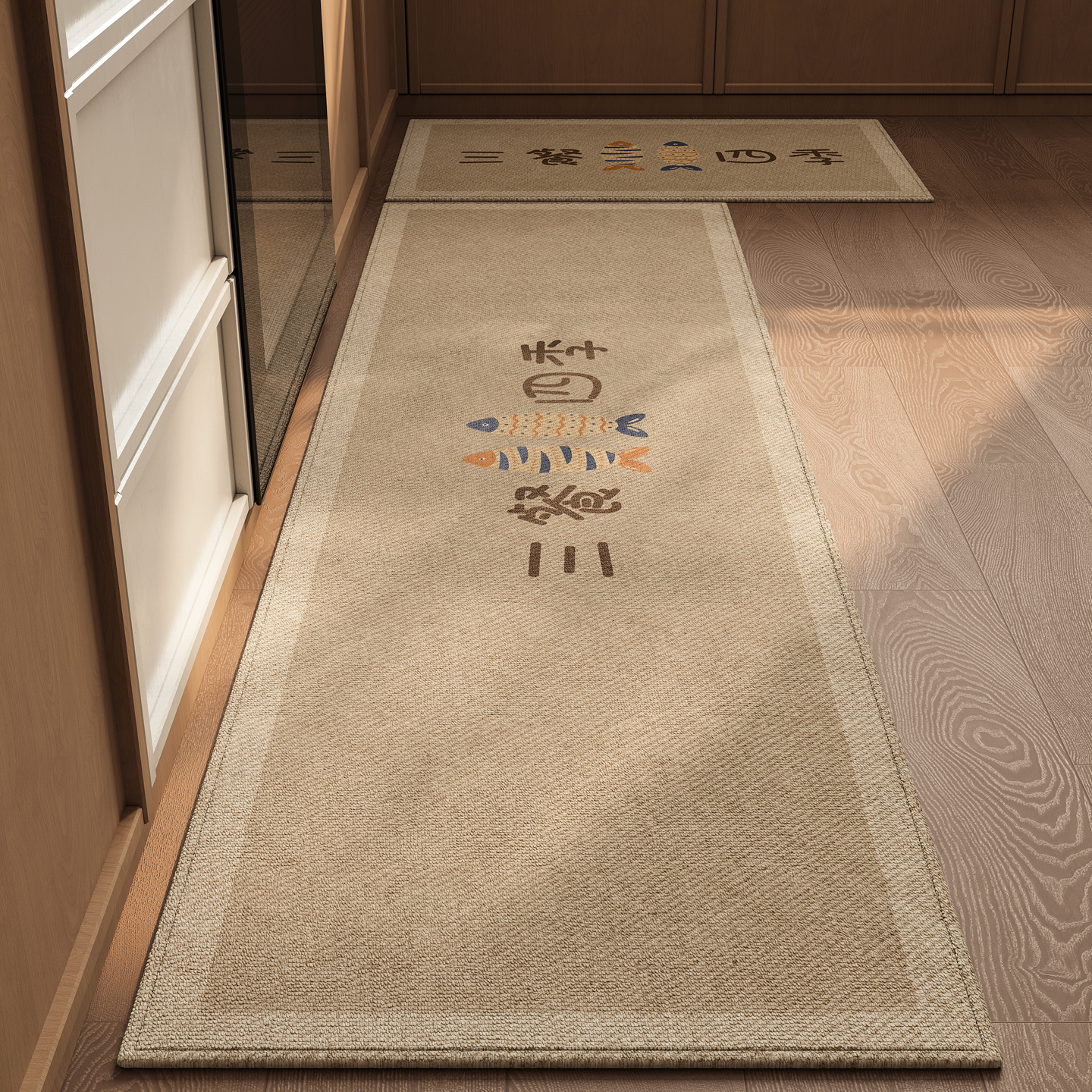 厨房防滑防油地垫耐脏免洗地毯垫