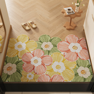 入户门地垫2026新款门口可裁剪丝圈防滑脚垫室内进门入户地毯门垫