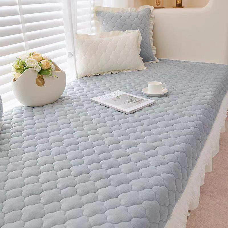 四季通用飘窗垫子防滑毛绒阳台窗台垫定做卧室榻榻米加厚新款定制,居家布艺,飘窗垫,淘宝优惠券,粉丝福利购,淘宝优惠卷