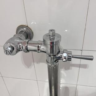 大便冲洗阀公厕卫生间蹲便器脚踩冲水开关 全铜蹲便器冲水阀手按式