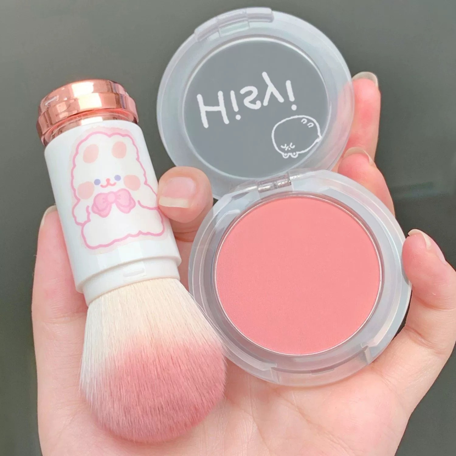 单色柔雾腮红hisyi显色