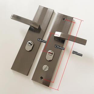 入户门把手家用手柄通用大门拉手面板锁芯门锁配件套装 防盗门老式