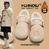 高颜值一脚蹬鞋 环球复古加绒勃肯鞋 子 新款 保暖二棉鞋 女款 2026冬季