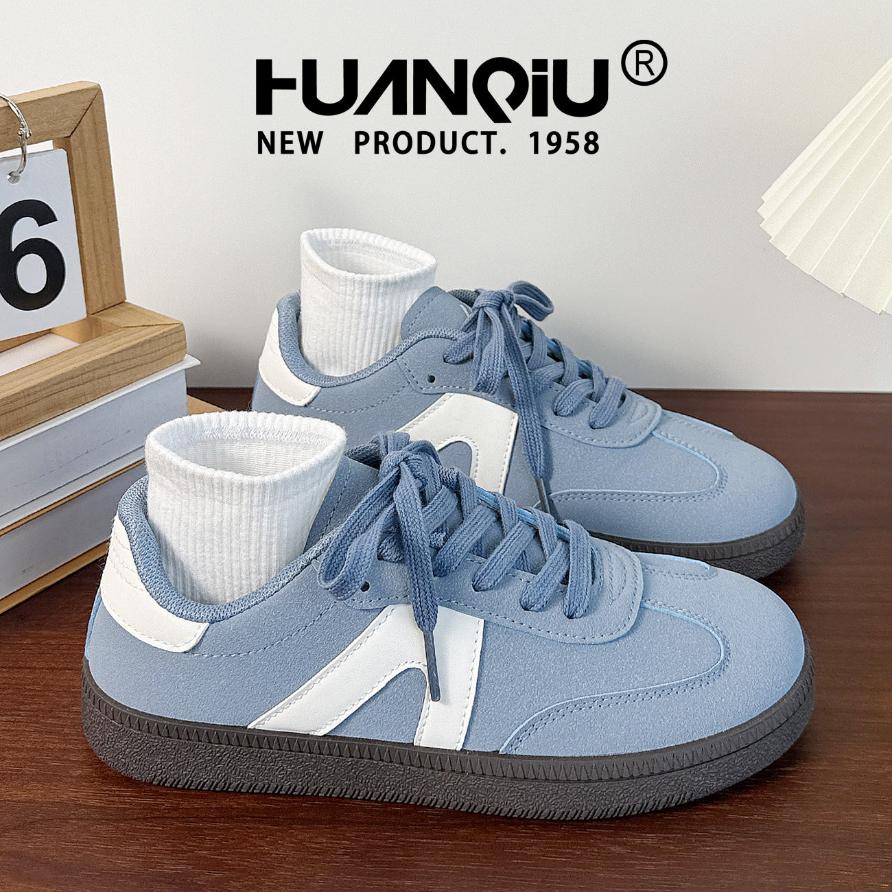 环球小众复古德训鞋女2026新款春季超火百搭学生鞋子轻便休闲板鞋,女鞋,时尚休闲鞋,淘宝优惠券,粉丝福利购,淘宝优惠卷