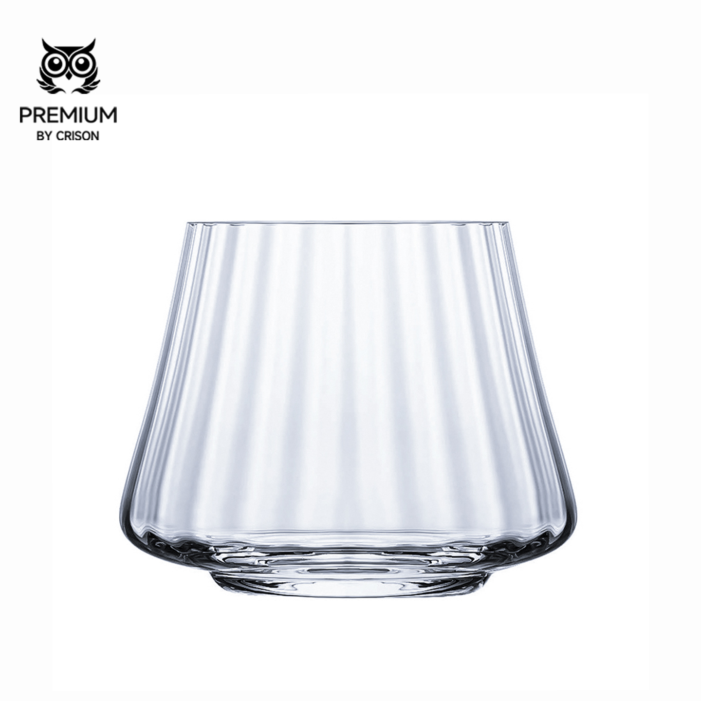 PWK505高端水晶玻璃条棱威士忌杯