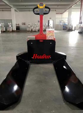 zhoul牛ar纱辊加长货叉电动叉FFK车搬运车纸筒叉s车地圆形液压手