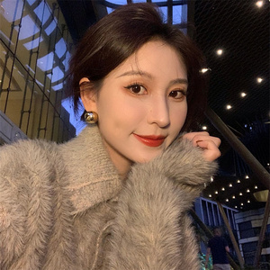 秋装搭配一整套时尚气质高级感毛衣保暖毛毛上衣半身裙两件套女装