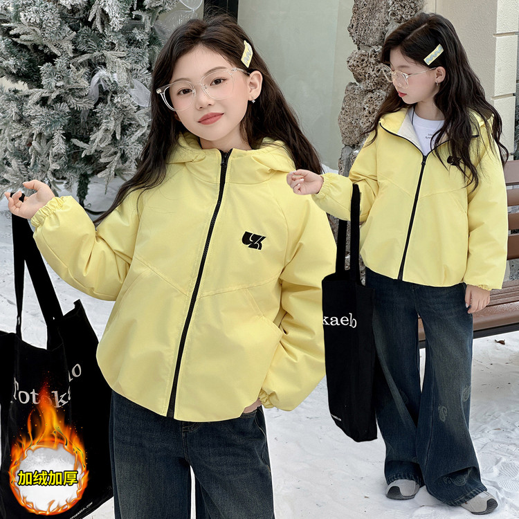 女童羽绒服冬款2025新款儿童白鸭绒保暖外套冬季今年流行爆款上衣