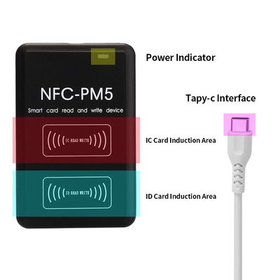 New PM5 Writer 13.56Mhz UID Key clone Copier NFC Full Decod