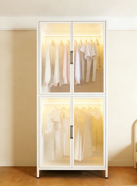 简易卧室衣柜大容量防尘衣架2026新款衣柜家用收纳衣橱防潮收纳柜