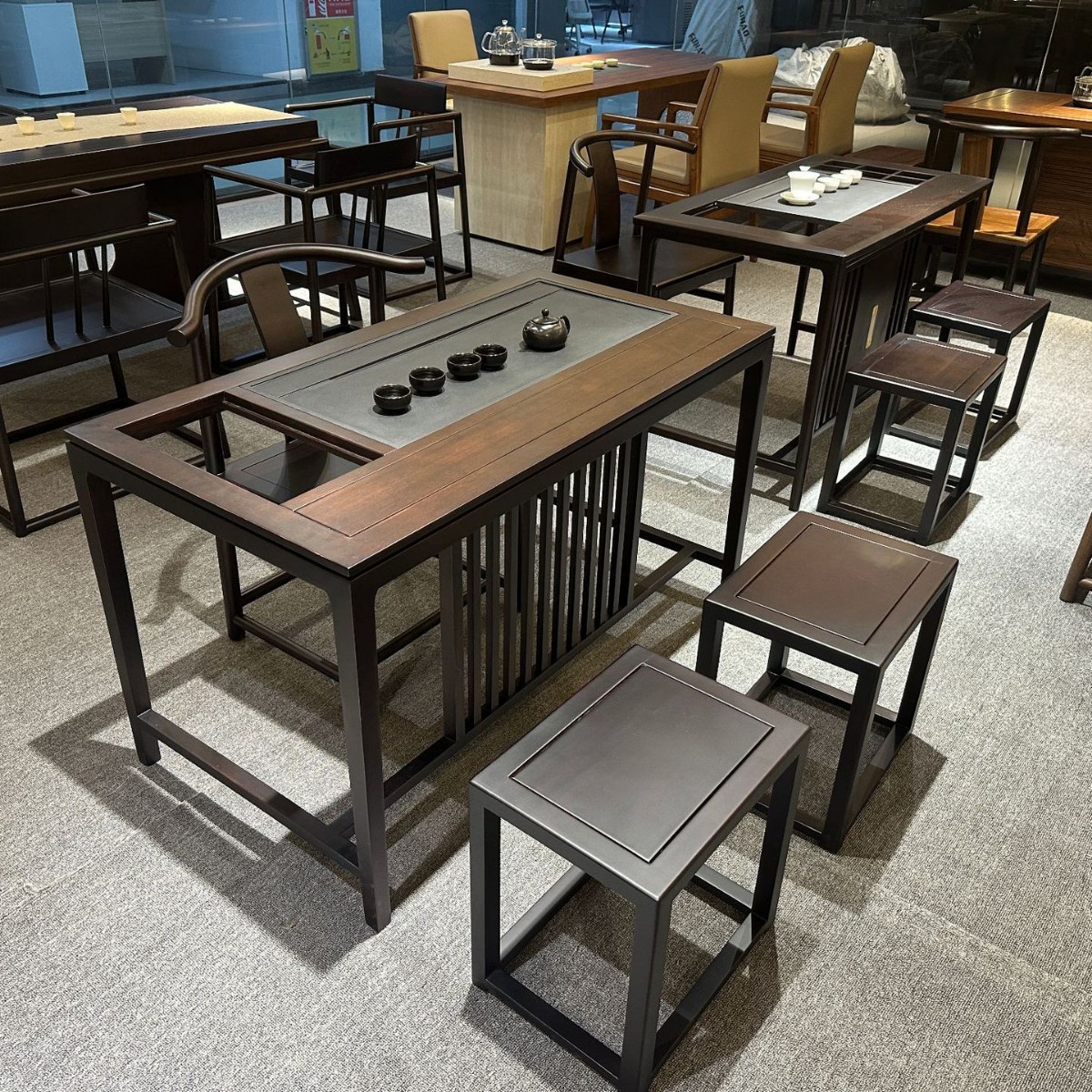 实木茶台实木小茶台阳台茶台1.2米茶台刚果花梨茶台河南茶台厂家