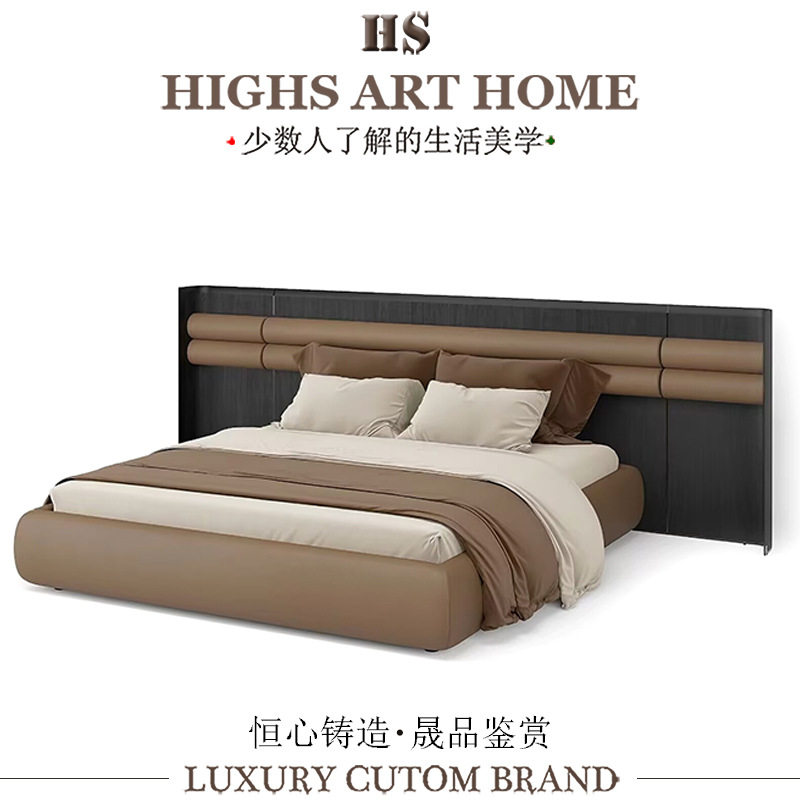 Gallotti&radice奢华别墅主卧高级宽屏大床 设计师高端时尚双人床