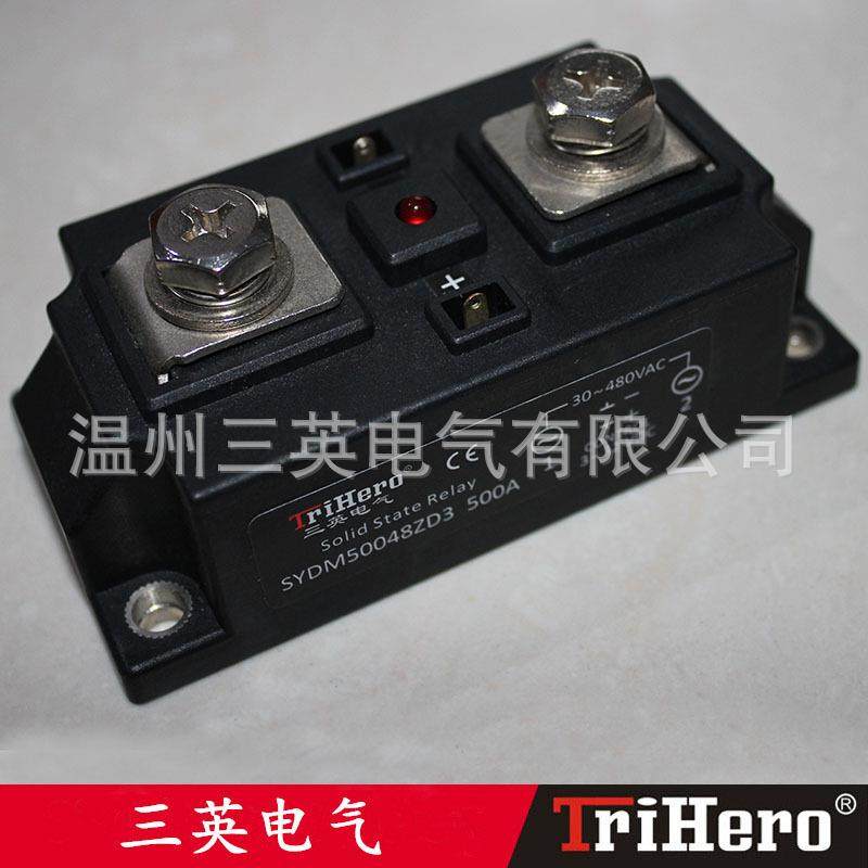 三英电气工业级直流控交流固态继电器SSR500A质保两年