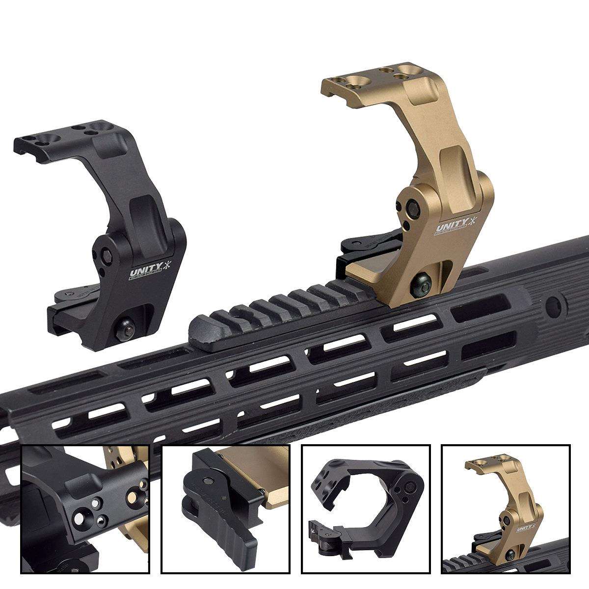 UNITY通用侧翻支架金属G33,G43,G45,vortex3X，3T快拆增高