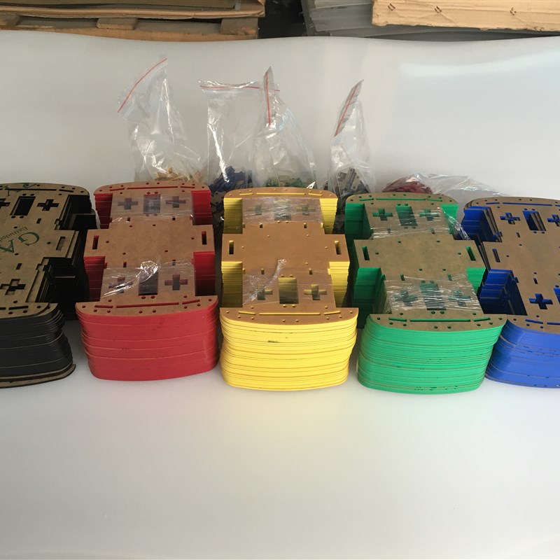 有机玻璃亚克力板 丝攻车床牙加工 钻孔 小车底盘 智能小车底座