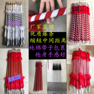 戏曲红缨枪戏剧花枪京剧道具儿童单枪刀马旦武术枪红樱枪长枪