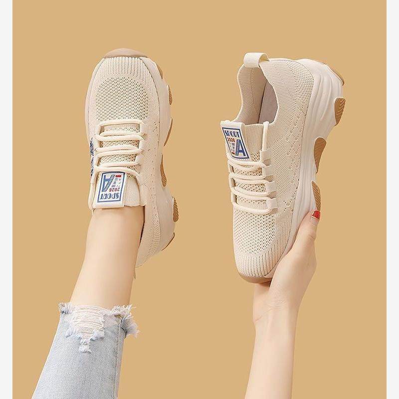 鬼步舞专用形体女软底广场舞鞋四季飞织舞蹈鞋运动防滑孕妇跳舞鞋