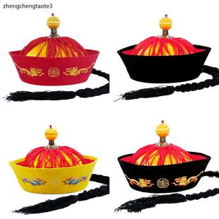 清朝戏剧宫廷舞台表演道具帽子皇帝帽太监帽阿哥帽乌纱帽地主帽