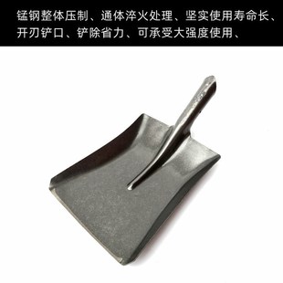 大号方头铁锹木柄加长手柄园艺挖土铲土锰钢锹农用家用铁锨大铲头