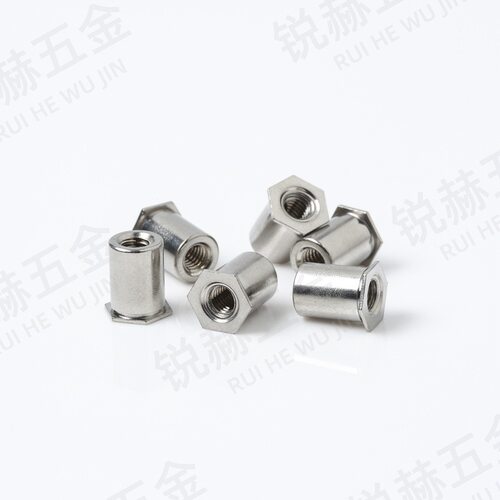 416不锈铁公制通孔压铆螺柱SO4-M2/M2.5/M3/3.5M3/M4/3.5M4/M5/M6