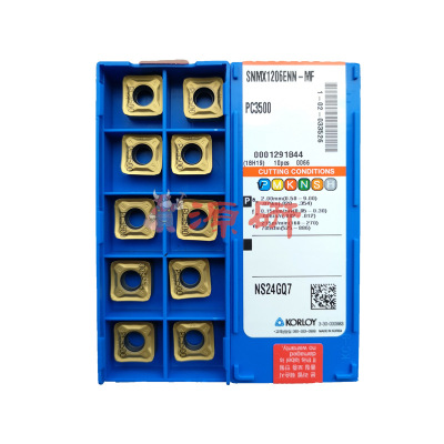 韩国KORLOY数控刀片SNMX1206ENN-MF PC3500精铣加工钢件RM8ECM4