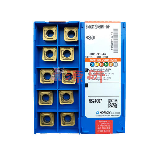 韩国KORLOY数控刀片SNMX1206ENN-MF PC3500精铣加工钢件RM8ECM4
