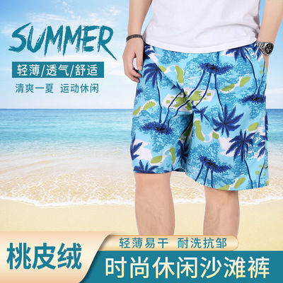沙滩裤男士夏季薄款速干泳裤宽松