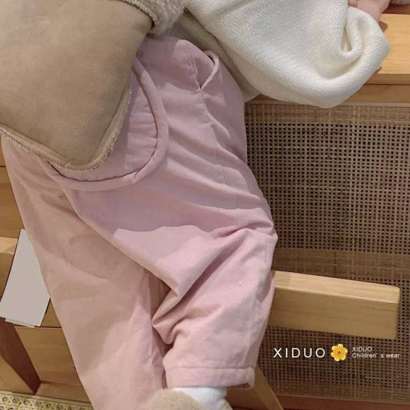 韩国童装女童粉色长裤秋冬季儿童保暖棉裤休闲裤加绒哈伦裤,童装/婴儿装/亲子装,裤子,淘宝优惠券,粉丝福利购,淘宝优惠卷