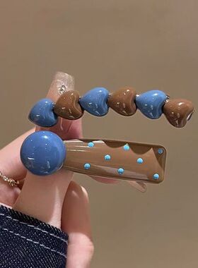 2025时尚韩系侧边发夹高级碎发刘海夹子ins风新款秋冬潮流头饰