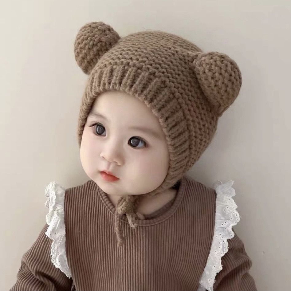 秋冬网红韩国婴儿帽子ins