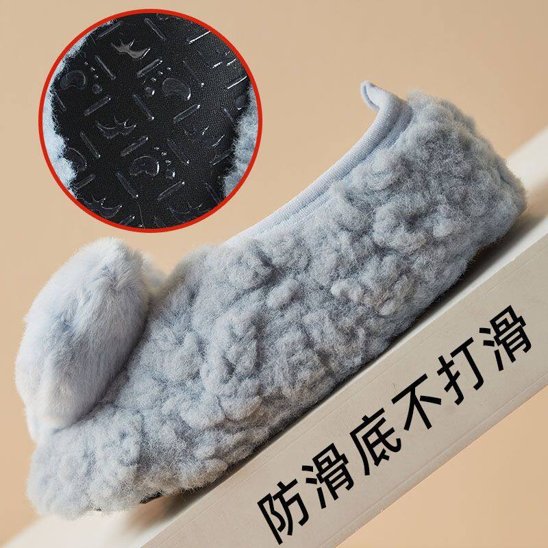 儿童地板袜冬季防滑厚底