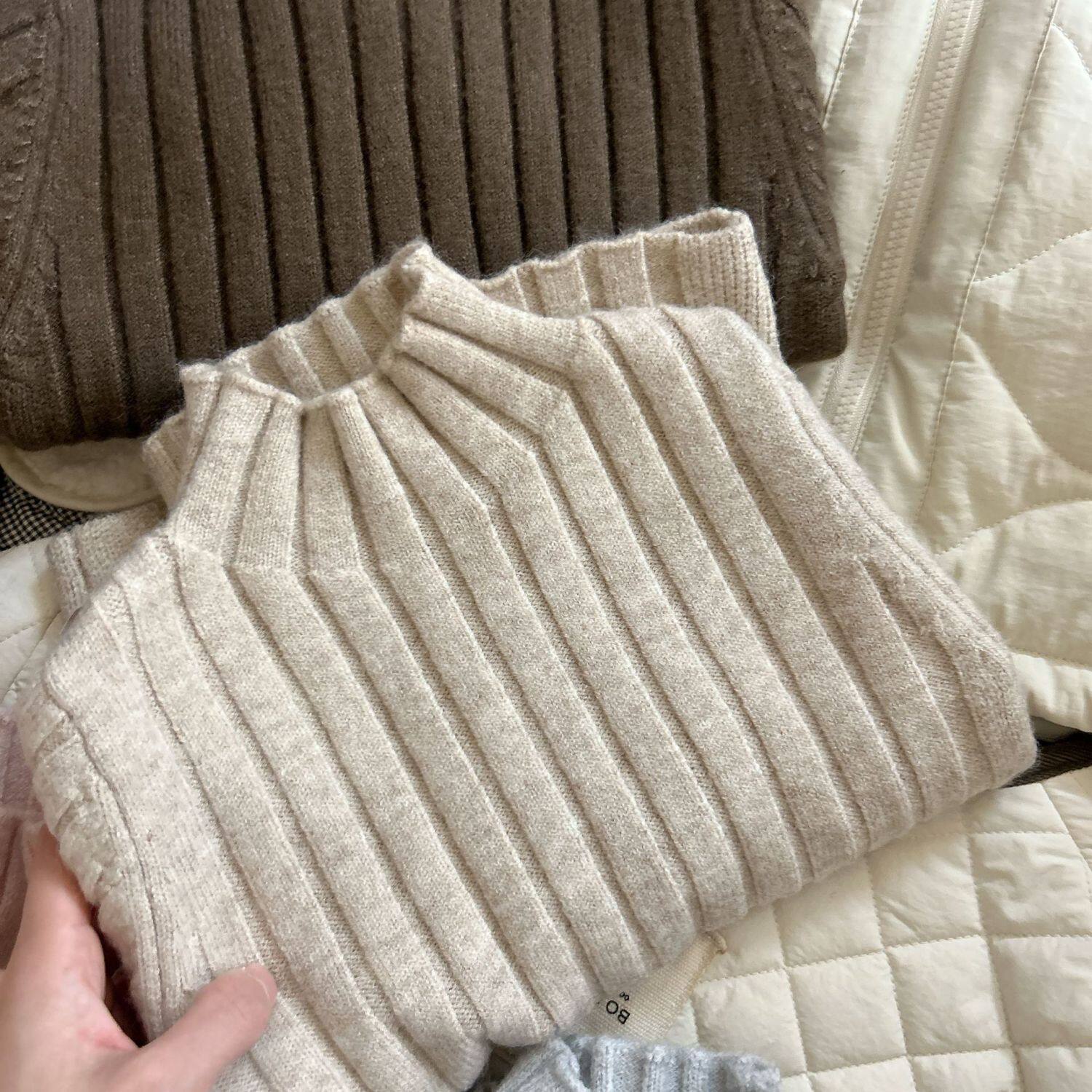 儿童冬款加厚毛衣女内搭