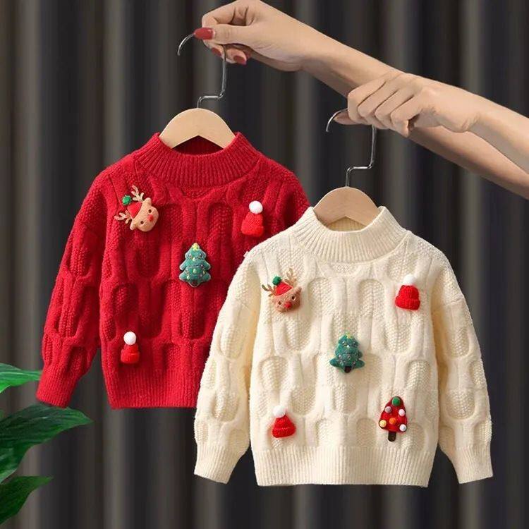 新年女童毛衣2025新款儿