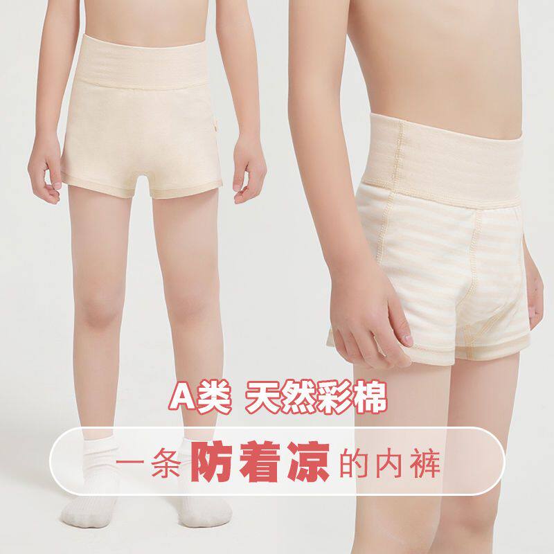 儿童高腰平角内裤男童女