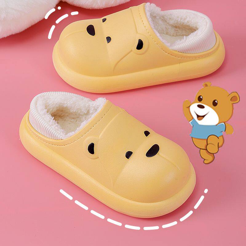 儿童女童棉拖鞋冬季防水