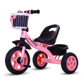 小儿三轮车儿童脚踏男女孩自行车宝宝骑小车子可坐1 5岁半多