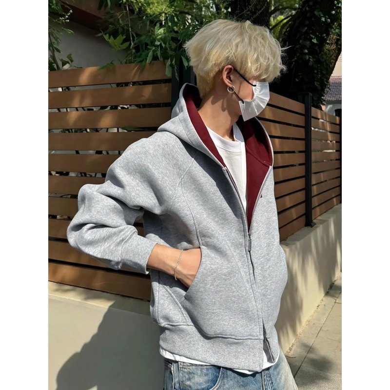 cleanfit格雷系灰色开衫