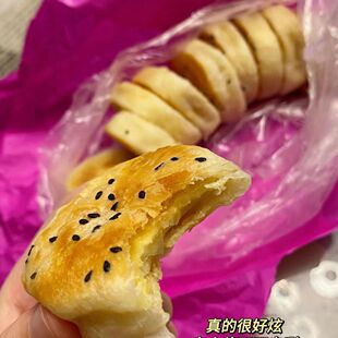 广东绿豆饼惠来老式正宗绿豆糕脆皮传统零食糕点茶点小吃潮汕特产